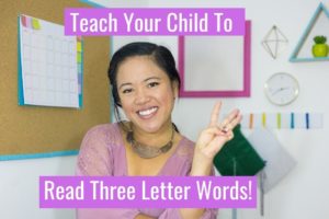 Teach Your Child To Read Three Letter Words