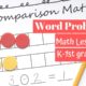 Comparison Word Problems Lesson 1st grade