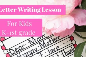 Letter Writing Lesson