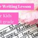 Letter Writing Lesson Template for Kids