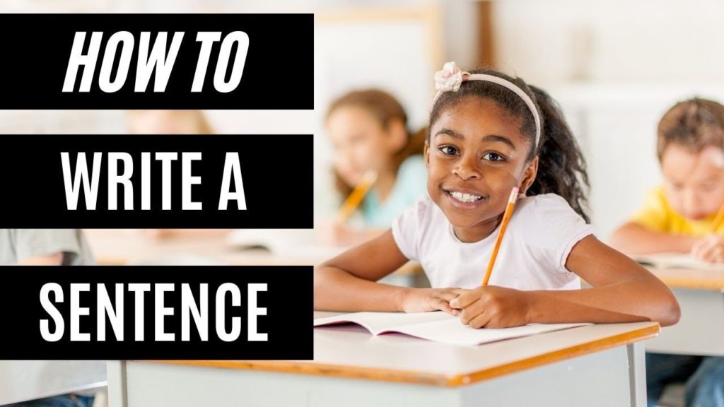 Journal Writing for Kids How to Write a Sentence